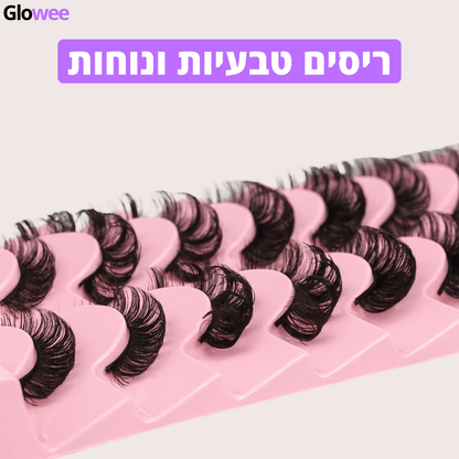 GloweeLashes™ - ריסים להדבקה