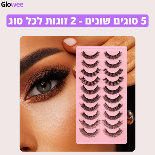 GloweeLashes™ - ריסים להדבקה